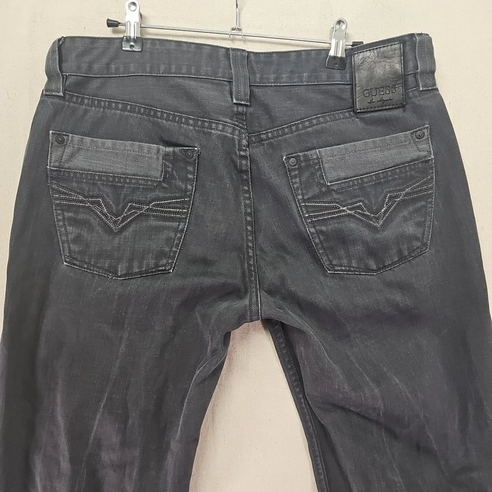 Guess‎ Los Angeles Desmond Relaxed Fit Jeans Mens 33x32 Faded Black M2301220T40